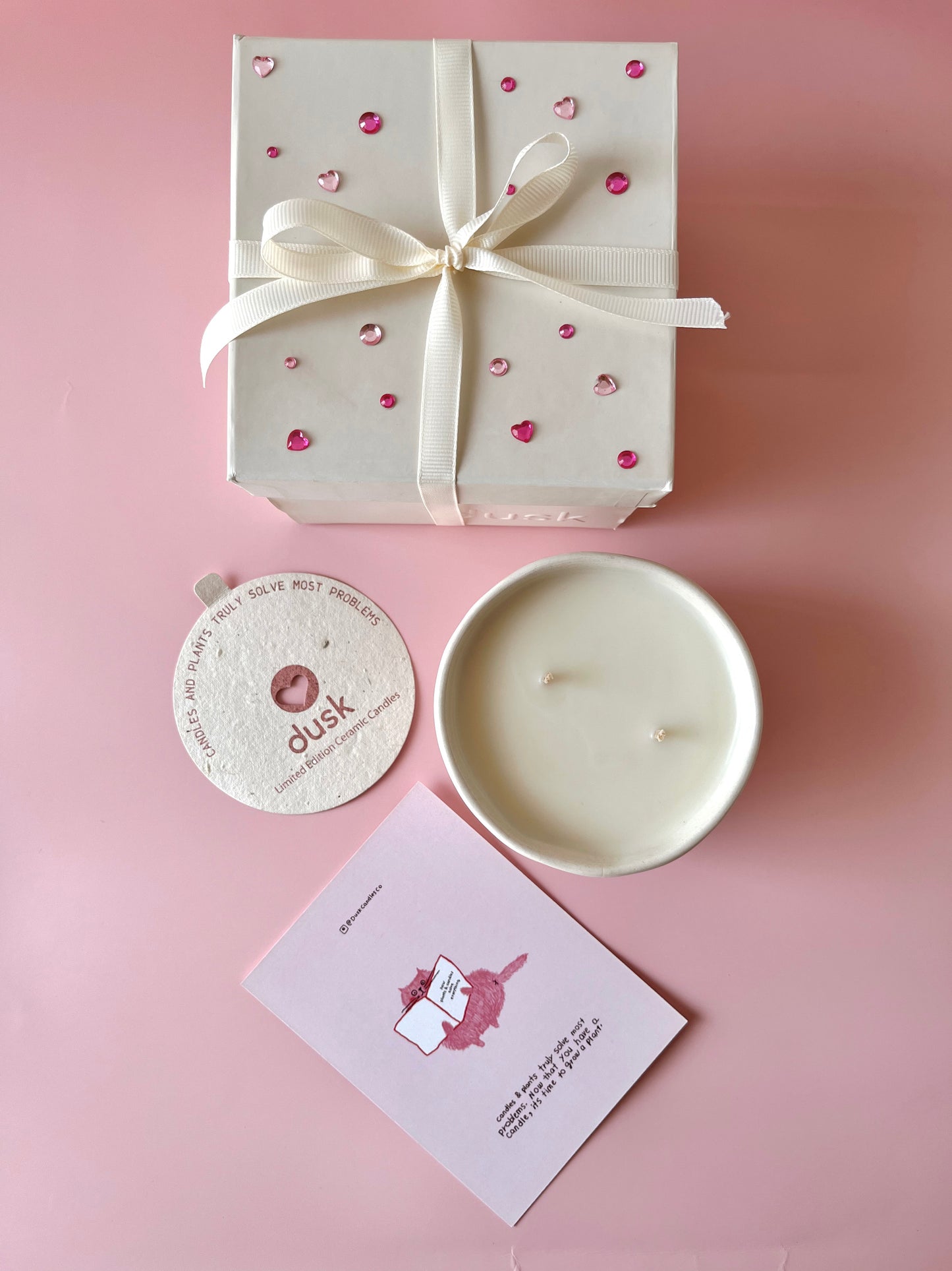 Summer Ceramic Candle
