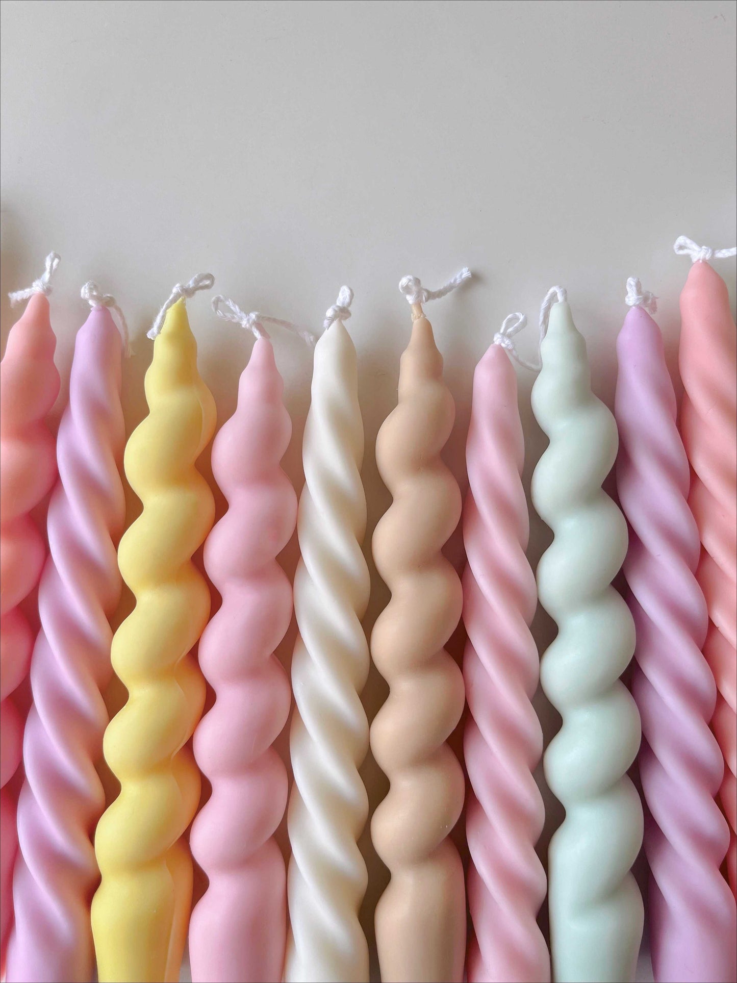 Spiral Pillar Candles