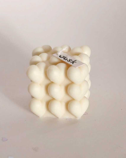 Heart Cube Candle