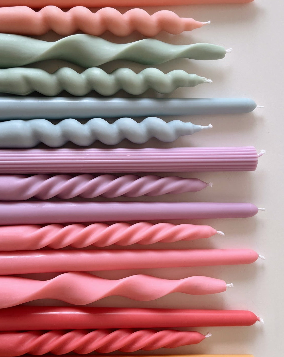 Pastel Candles