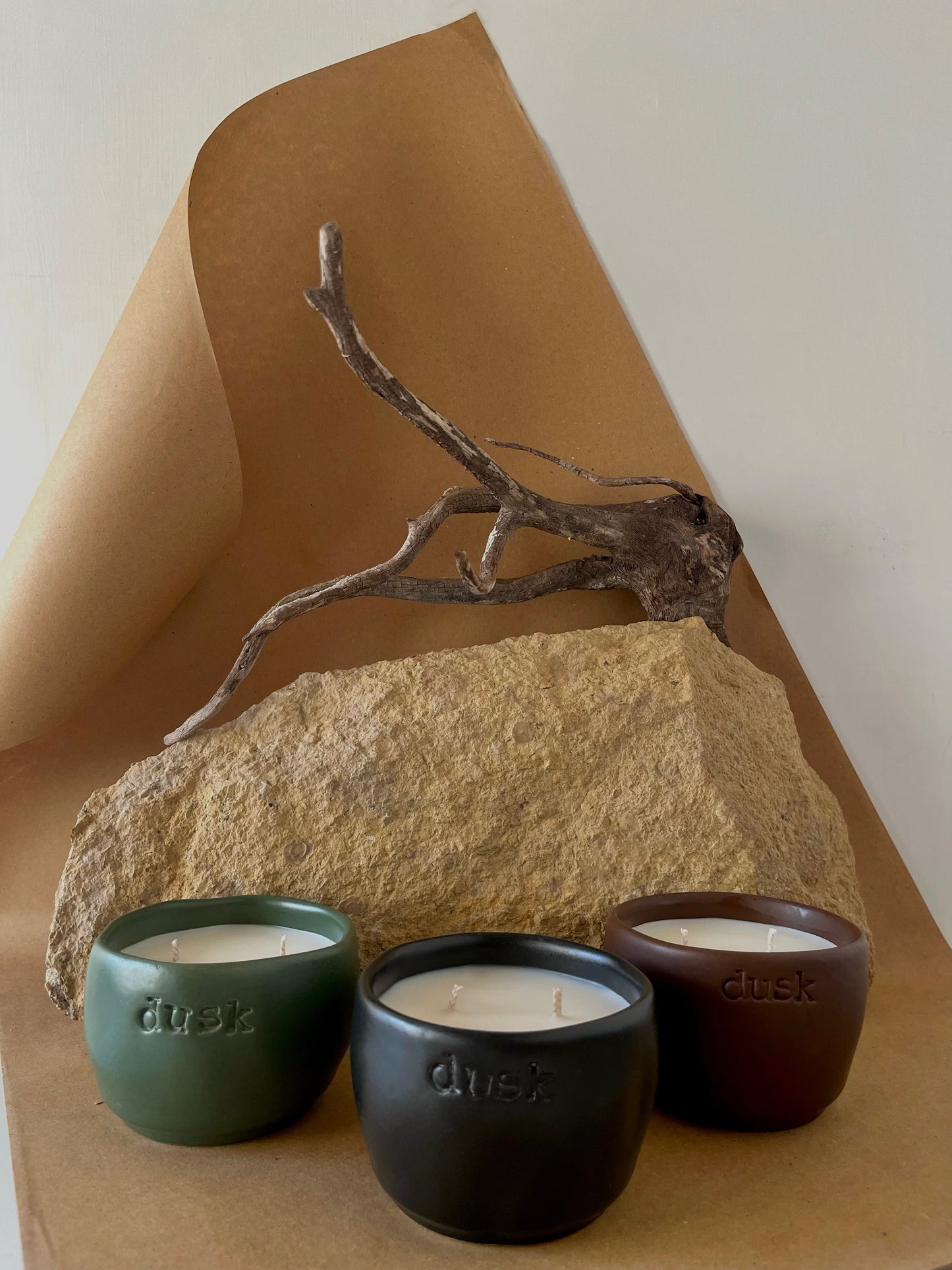 Fall Ceramic Candles