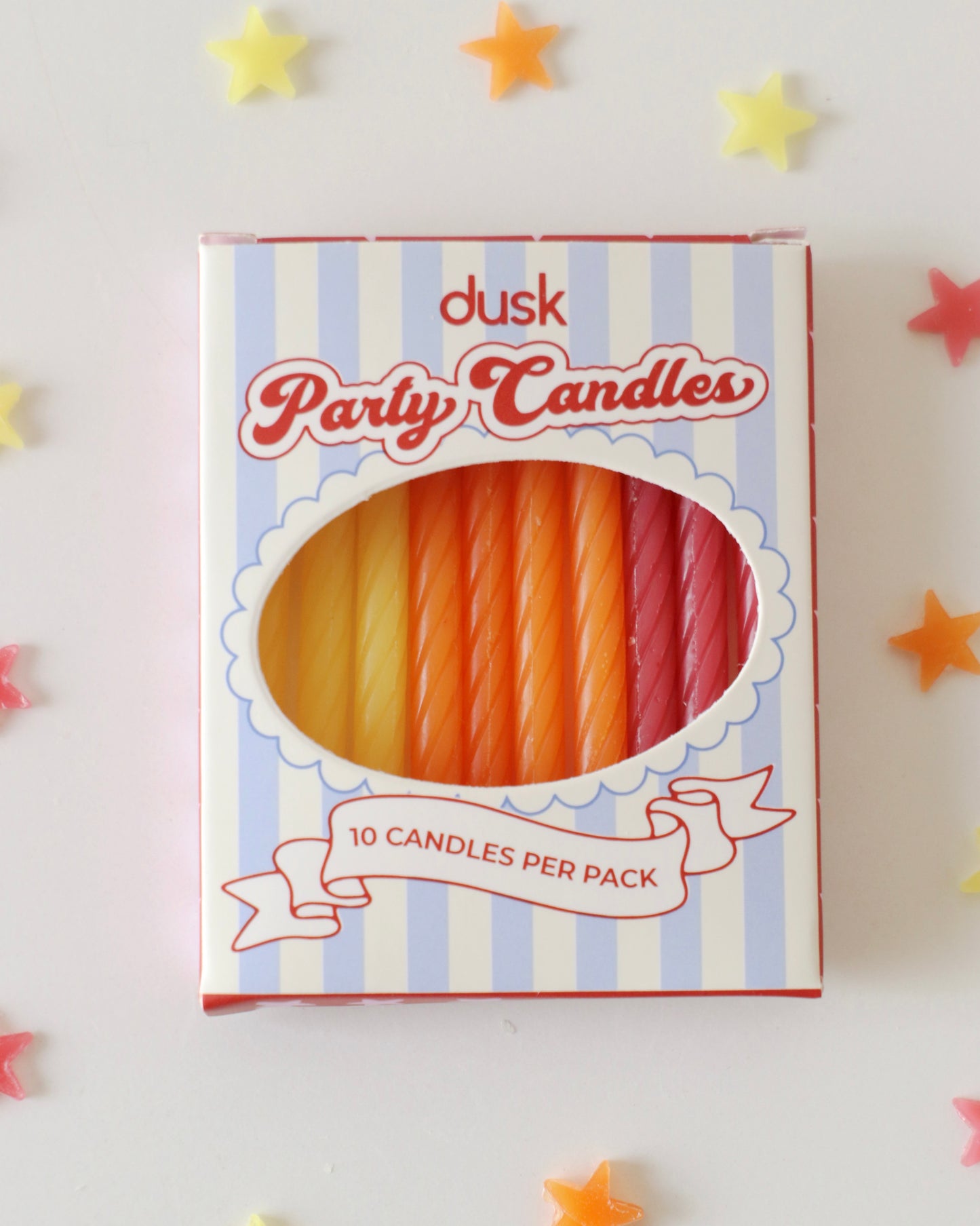 Mini Party Candles (Mixed Shades)