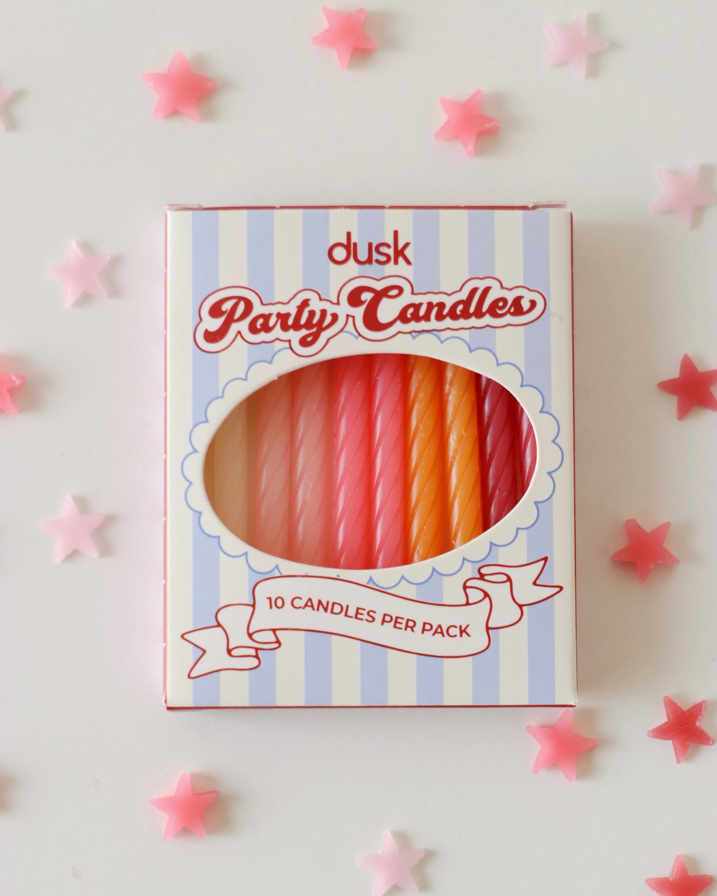 Mini Party Candles (Mixed Shades)