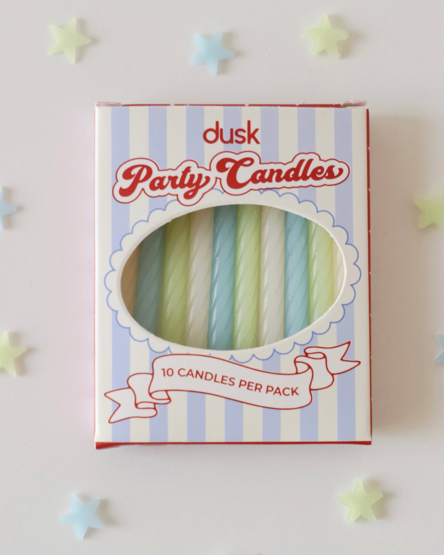 Mini Party Candles (Mixed Shades)