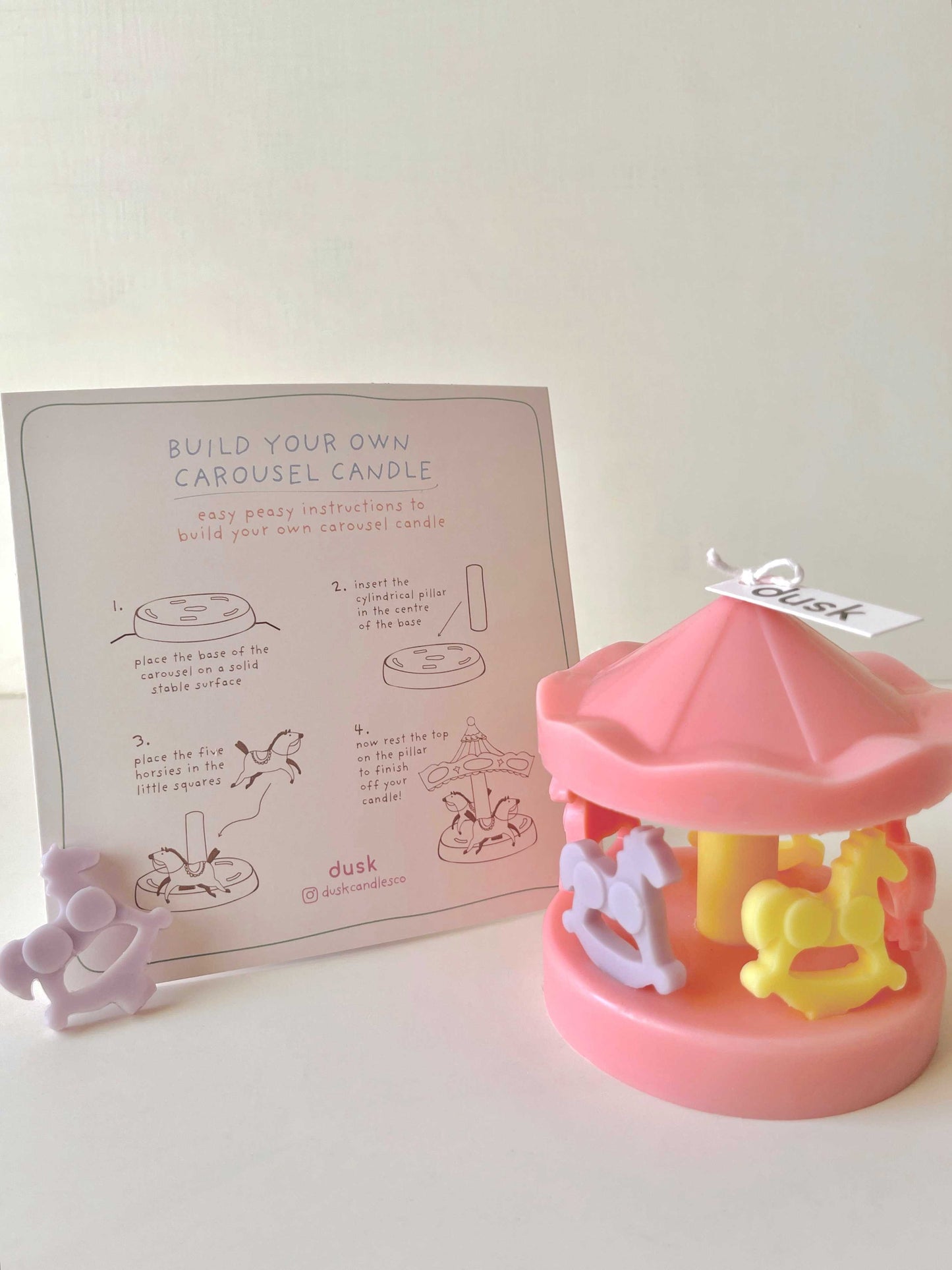 Build your own carousel candle