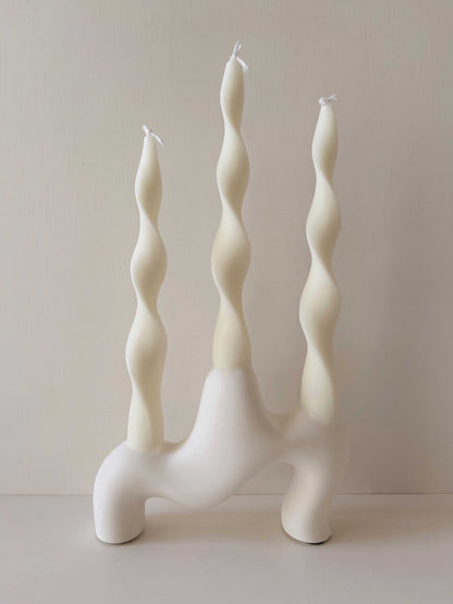 Wave Pillar Candles